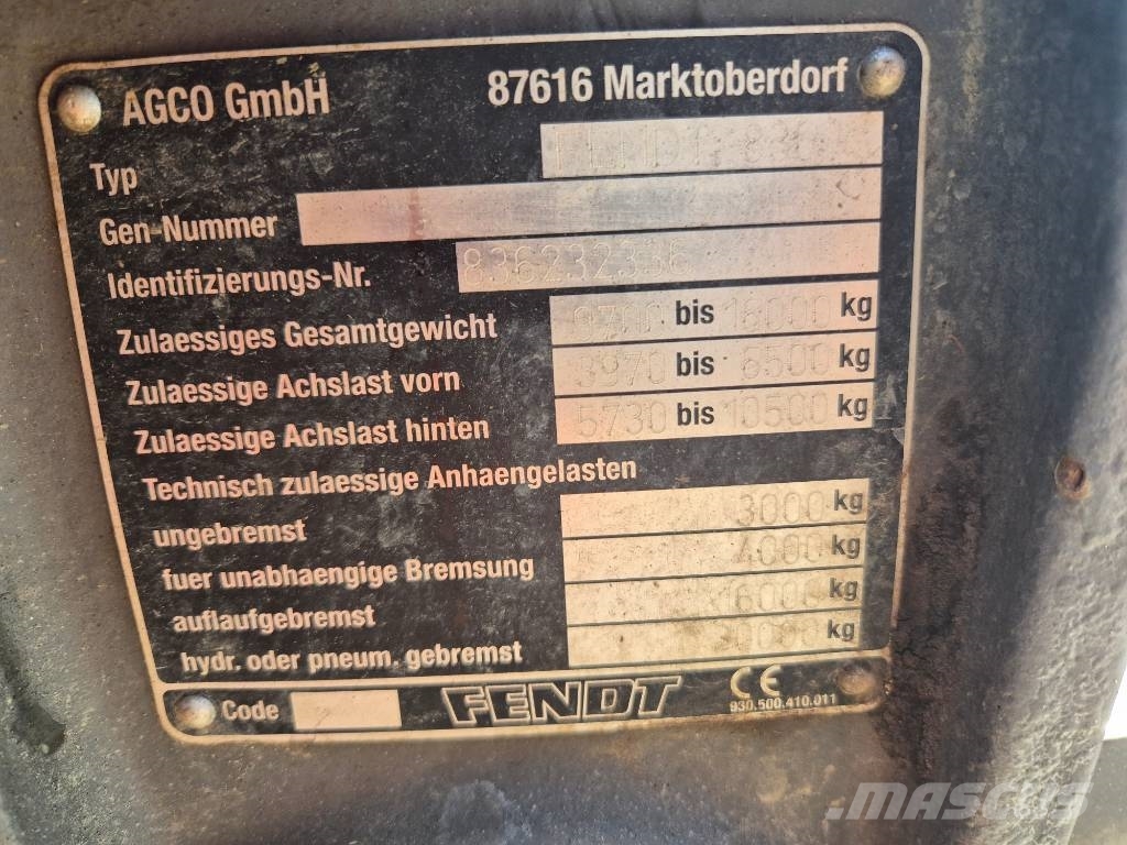 Fendt 828 Vario Трактори