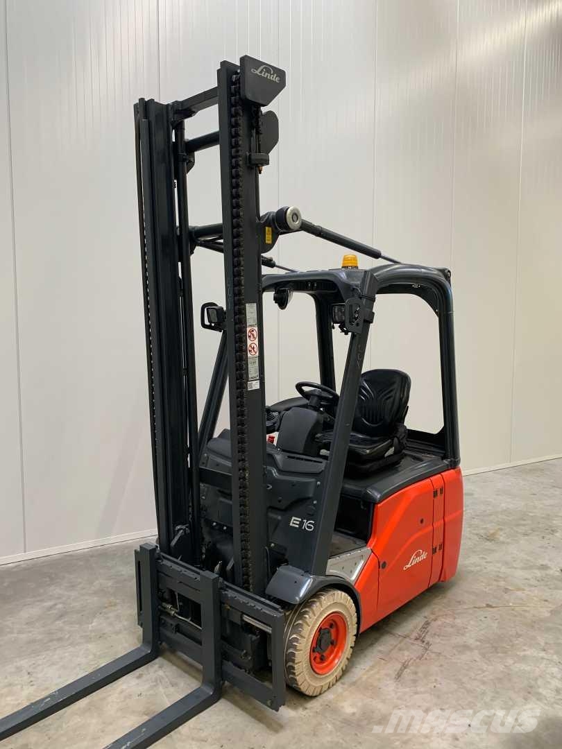 Linde E16C Elektriskie autoiekrāvēji