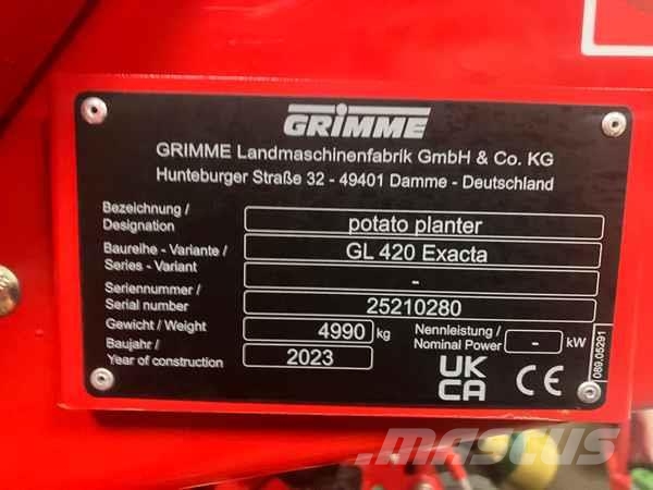 Grimme GL 420 E Agriculture - Others