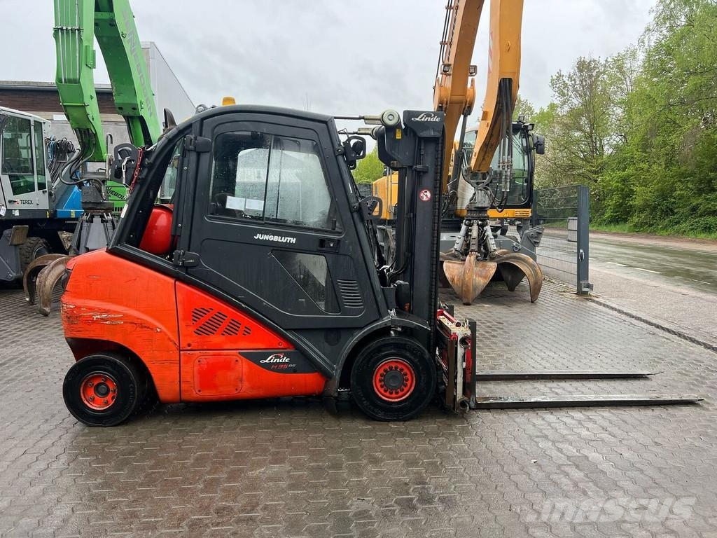 Linde H35T LPG forklifts
