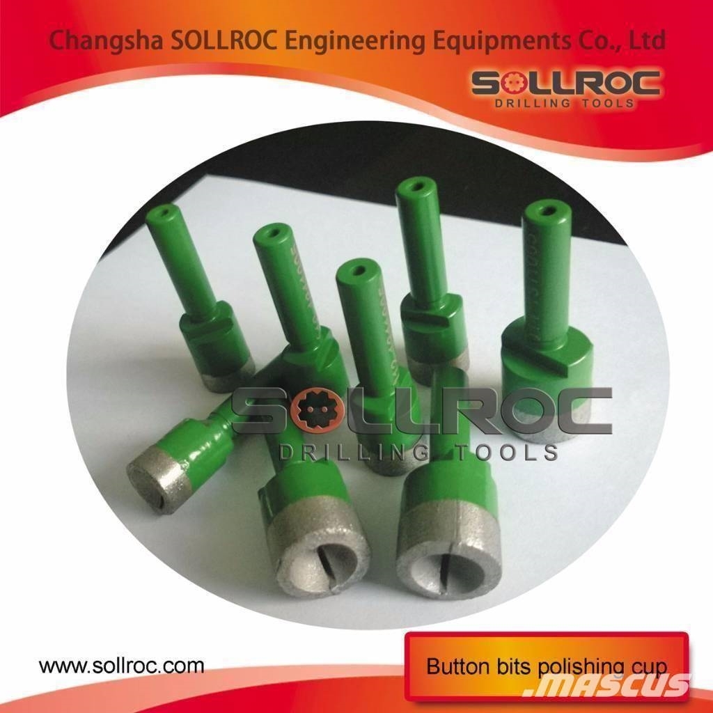 Sollroc button bits grinder machine and grinding cup Accessoires en onderdelen voor boormachines