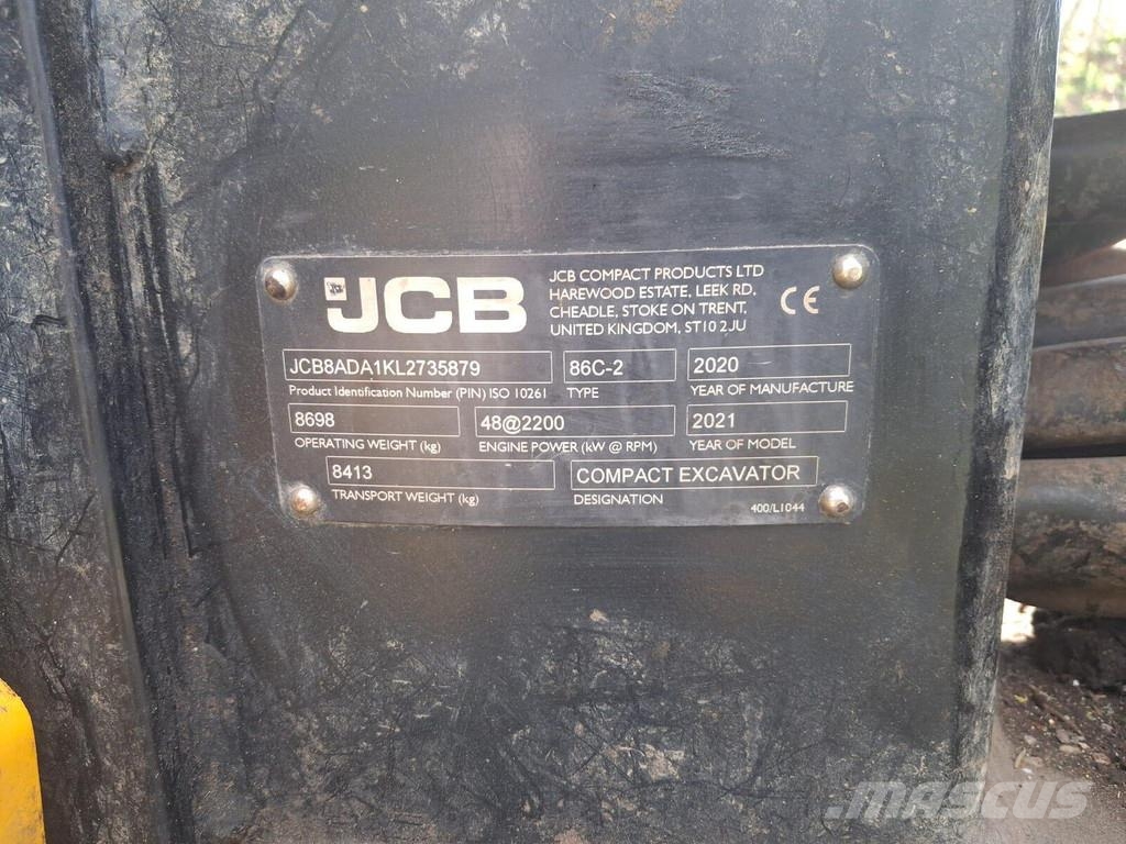 JCB 86 C-2 Escavadoras Midi 7t - 12t