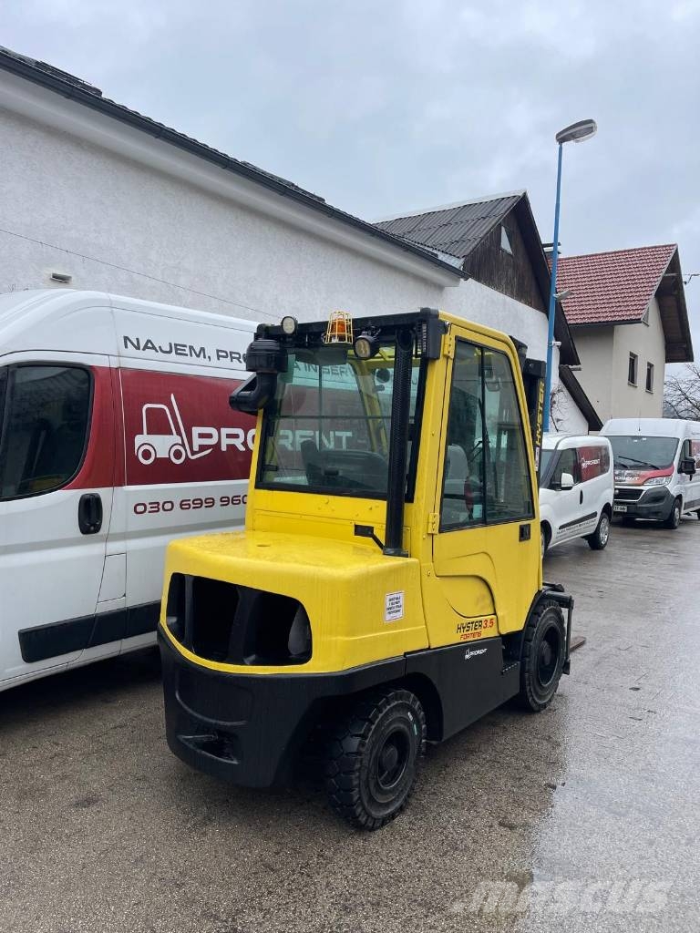 Hyster H3.5FT TRIPLEX - ZAPRTA KABINA - YANMAR MOTOR Diesel forklifts