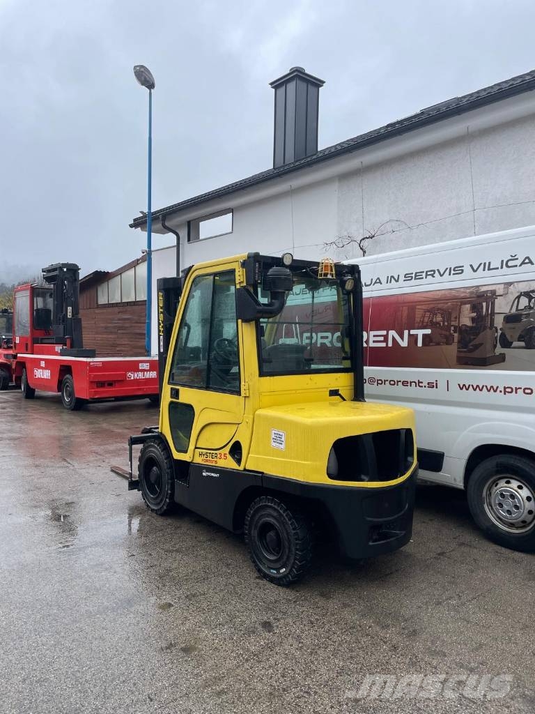 Hyster H3.5FT TRIPLEX - ZAPRTA KABINA - YANMAR MOTOR Diesel forklifts
