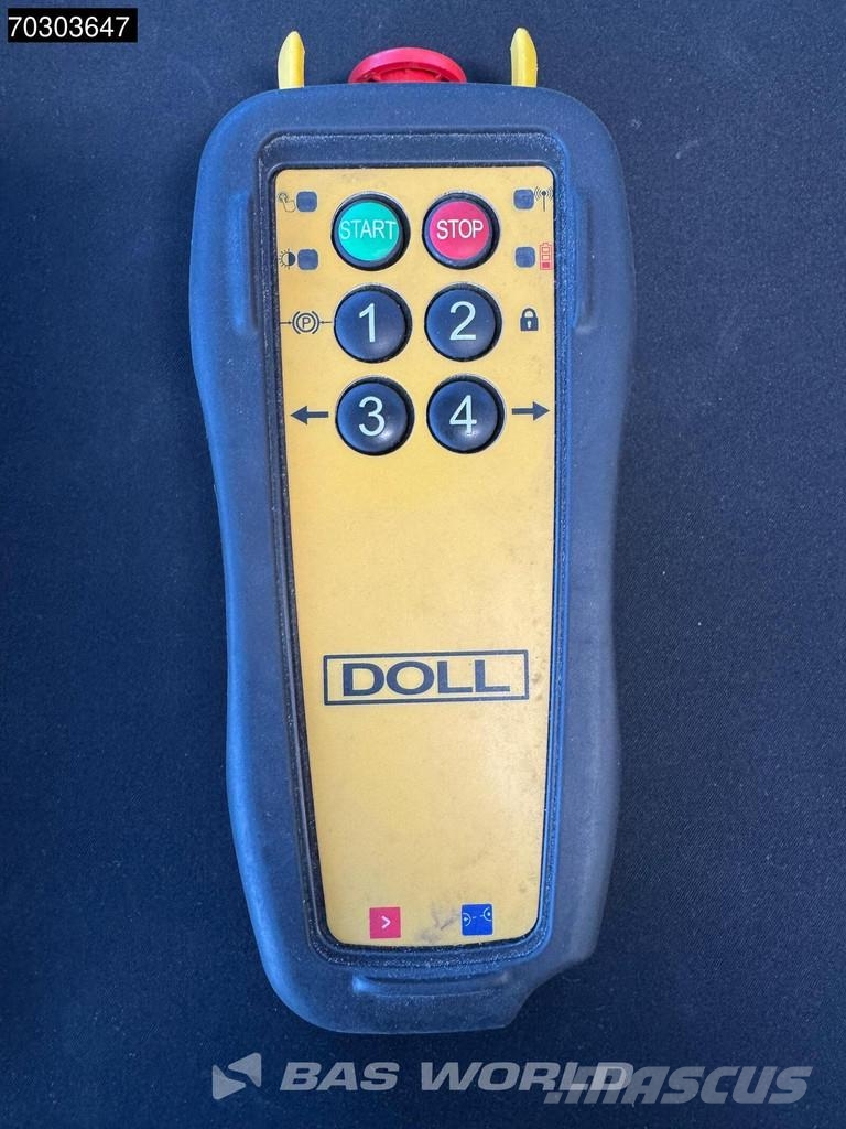 Doll P3H-Z18 Remote Control Twistlocks 3x Steering Exte Pritschenauflieger