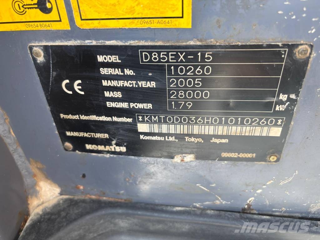 Komatsu D 85 EX-15 Vikšriniai buldozeriai