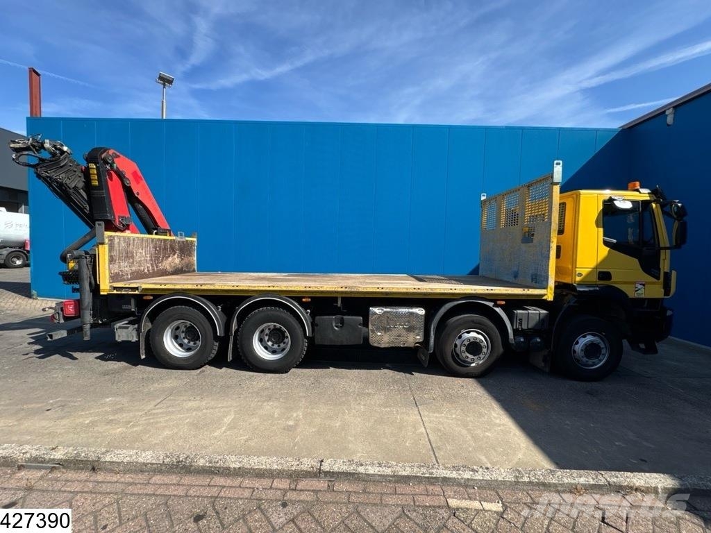Iveco X-Way 480 8X4, EURO 6D, Retarder, Palfinger 平板式/側卸式卡車
