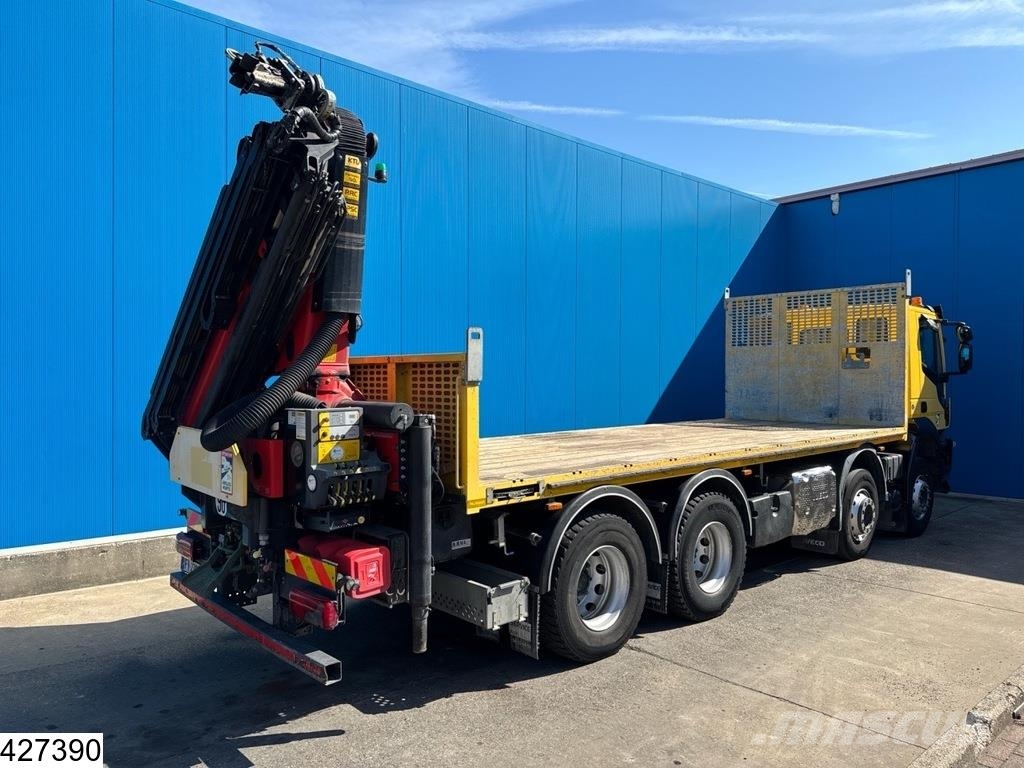Iveco X-Way 480 8X4, EURO 6D, Retarder, Palfinger 平板式/側卸式卡車