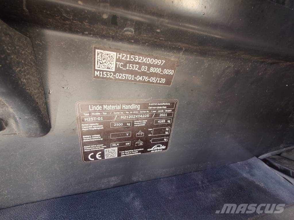Linde H25T/1202-01 Container cabin Περονοφόρα ανυψωτικά κλαρκ με φυσικό αέριο LPG
