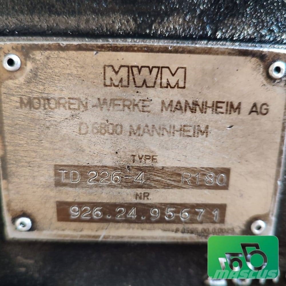 Renault 103.54 MWM TD 226-4 R180 engine Motorer