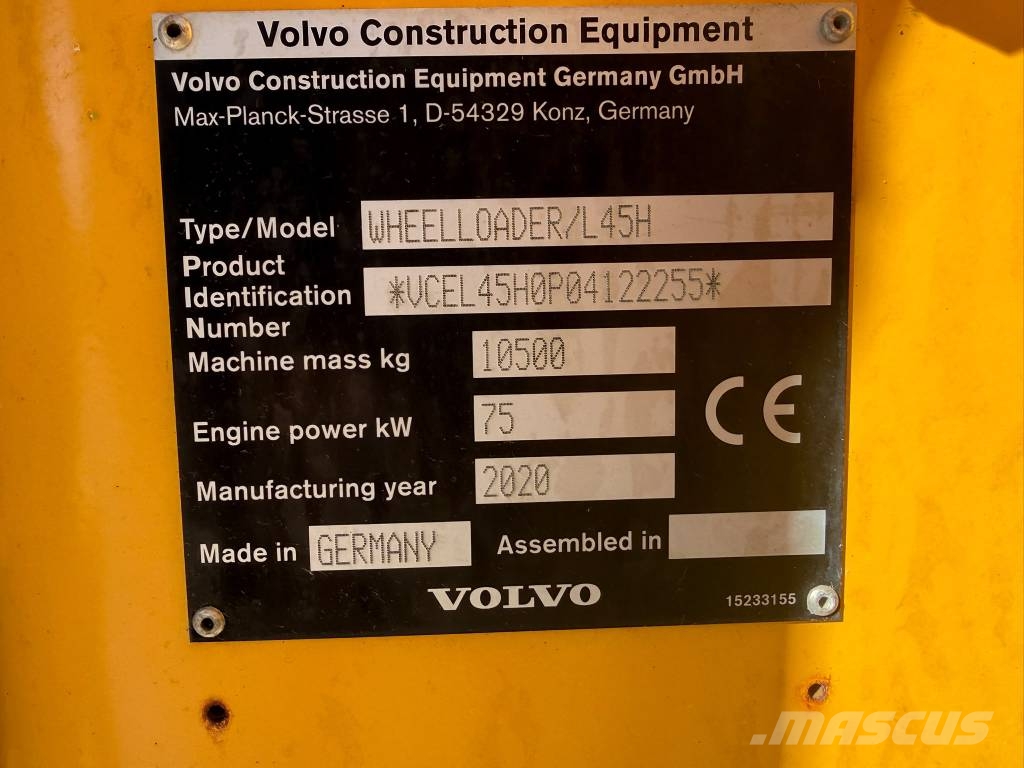 Volvo L 45 H Rataslaadurid