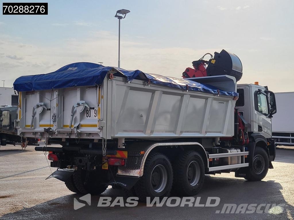 Iveco X-Way 480 6X4 NEW! HMF 2243Z-RCS Z-Crane kran 12m3 Грузовики-Самосвалы