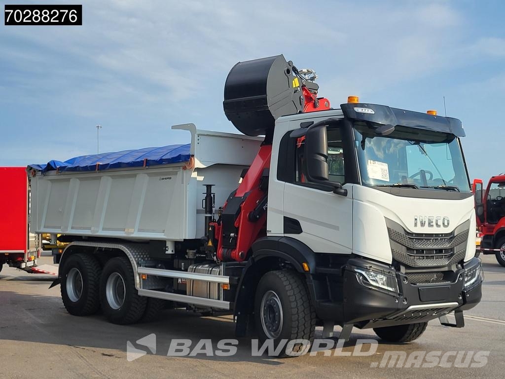 Iveco X-Way 480 6X4 NEW! HMF 2243Z-RCS Z-Crane kran 12m3 Грузовики-Самосвалы