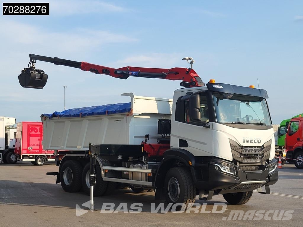 Iveco X-Way 480 6X4 NEW! HMF 2243Z-RCS Z-Crane kran 12m3 Грузовики-Самосвалы