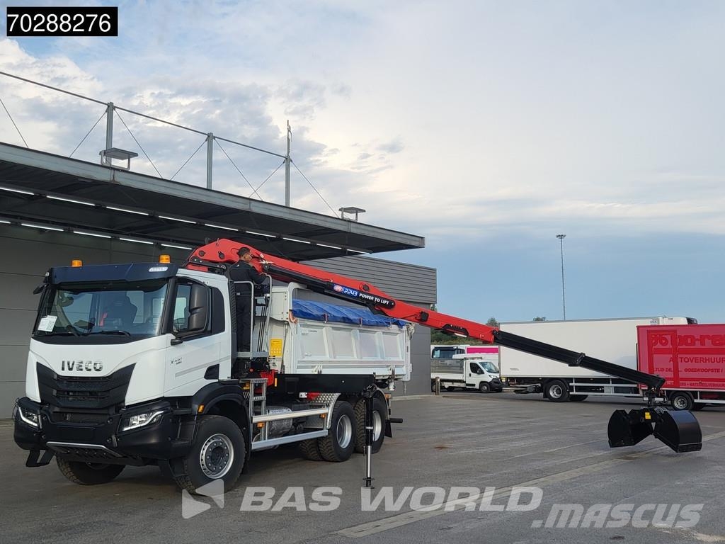 Iveco X-Way 480 6X4 NEW! HMF 2243Z-RCS Z-Crane kran 12m3 Грузовики-Самосвалы