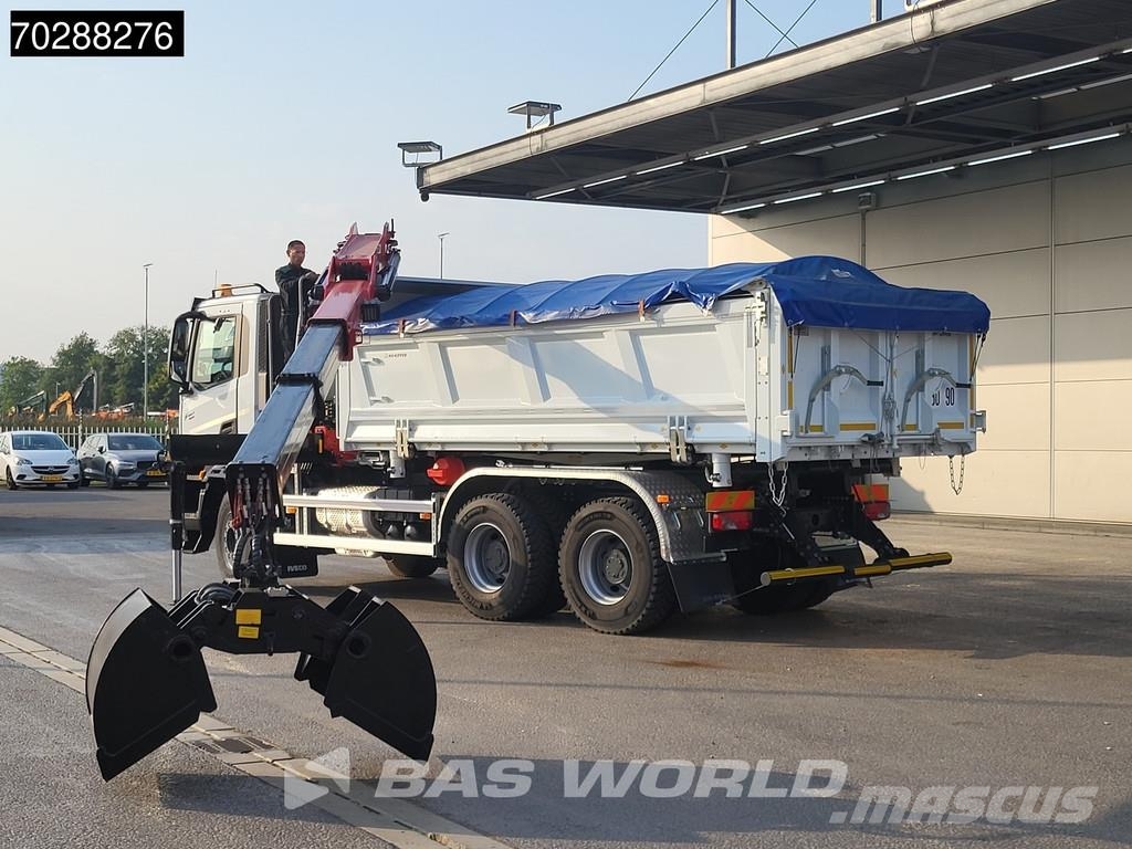 Iveco X-Way 480 6X4 NEW! HMF 2243Z-RCS Z-Crane kran 12m3 Грузовики-Самосвалы