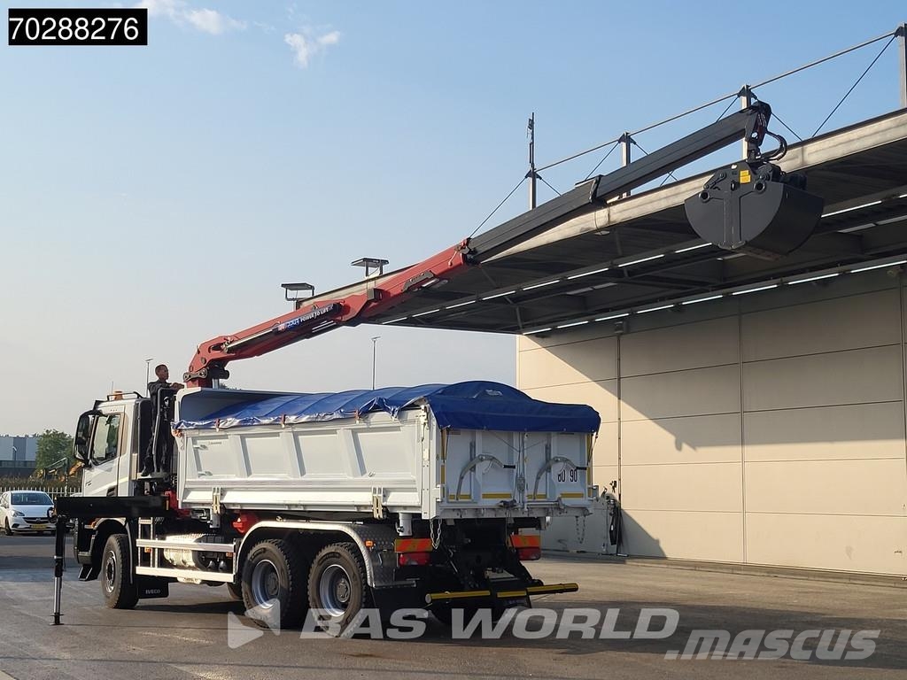 Iveco X-Way 480 6X4 NEW! HMF 2243Z-RCS Z-Crane kran 12m3 Грузовики-Самосвалы