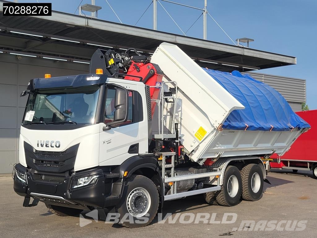 Iveco X-Way 480 6X4 NEW! HMF 2243Z-RCS Z-Crane kran 12m3 Грузовики-Самосвалы