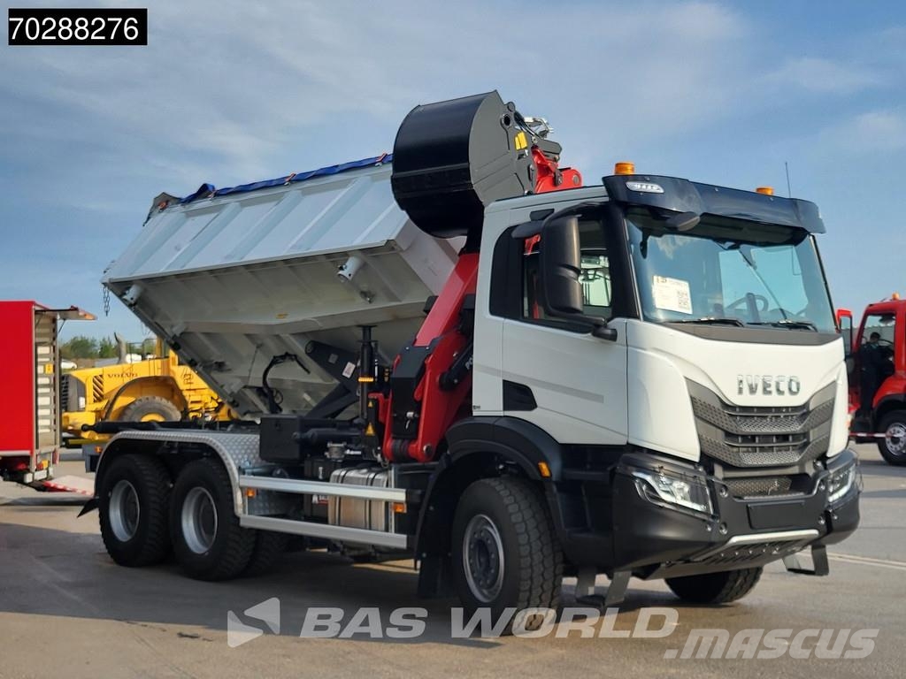 Iveco X-Way 480 6X4 NEW! HMF 2243Z-RCS Z-Crane kran 12m3 Грузовики-Самосвалы