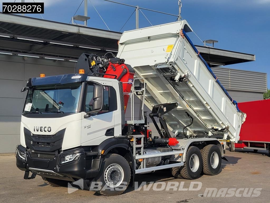 Iveco X-Way 480 6X4 NEW! HMF 2243Z-RCS Z-Crane kran 12m3 Грузовики-Самосвалы