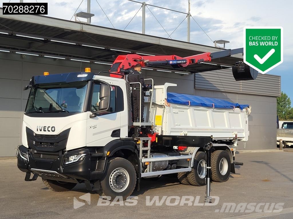 Iveco X-Way 480 6X4 NEW! HMF 2243Z-RCS Z-Crane kran 12m3 Грузовики-Самосвалы