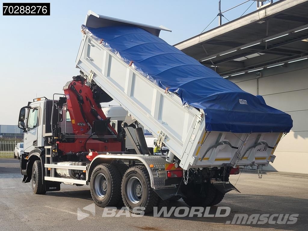 Iveco X-Way 480 6X4 NEW! HMF 2243Z-RCS Z-Crane kran 12m3 Грузовики-Самосвалы