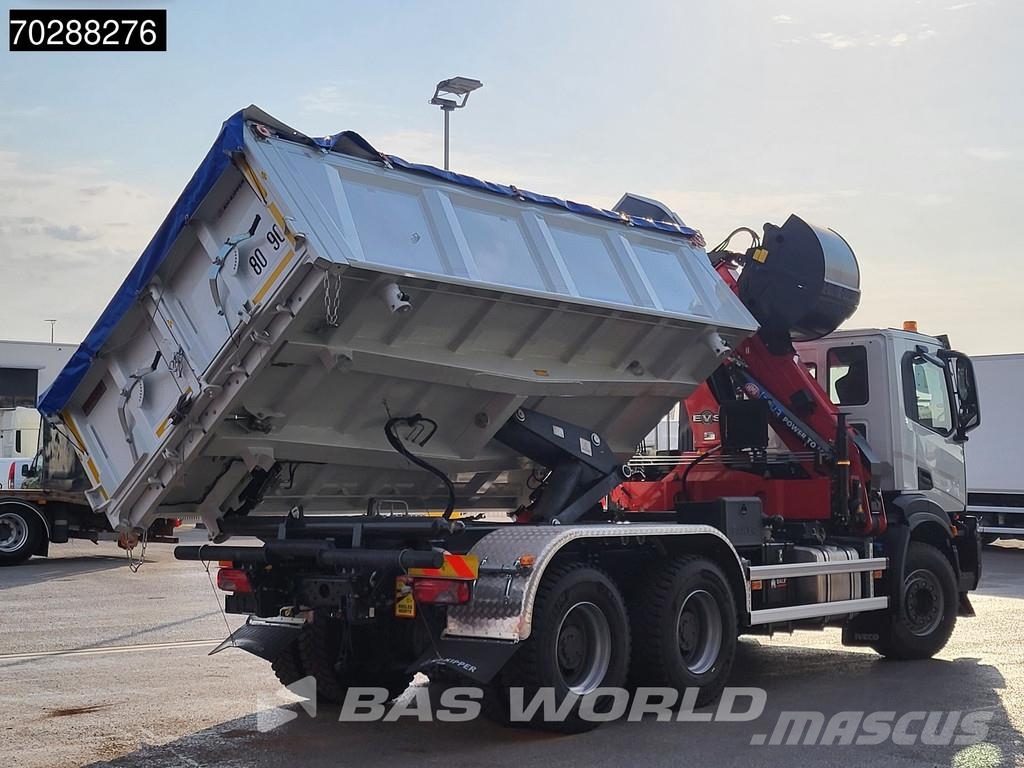 Iveco X-Way 480 6X4 NEW! HMF 2243Z-RCS Z-Crane kran 12m3 Грузовики-Самосвалы