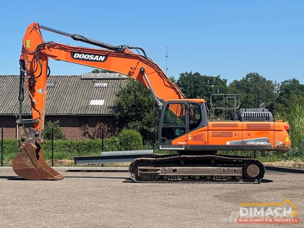 Doosan DX340 LC-5 Dutch machine - TOP condition Pelle spéciale