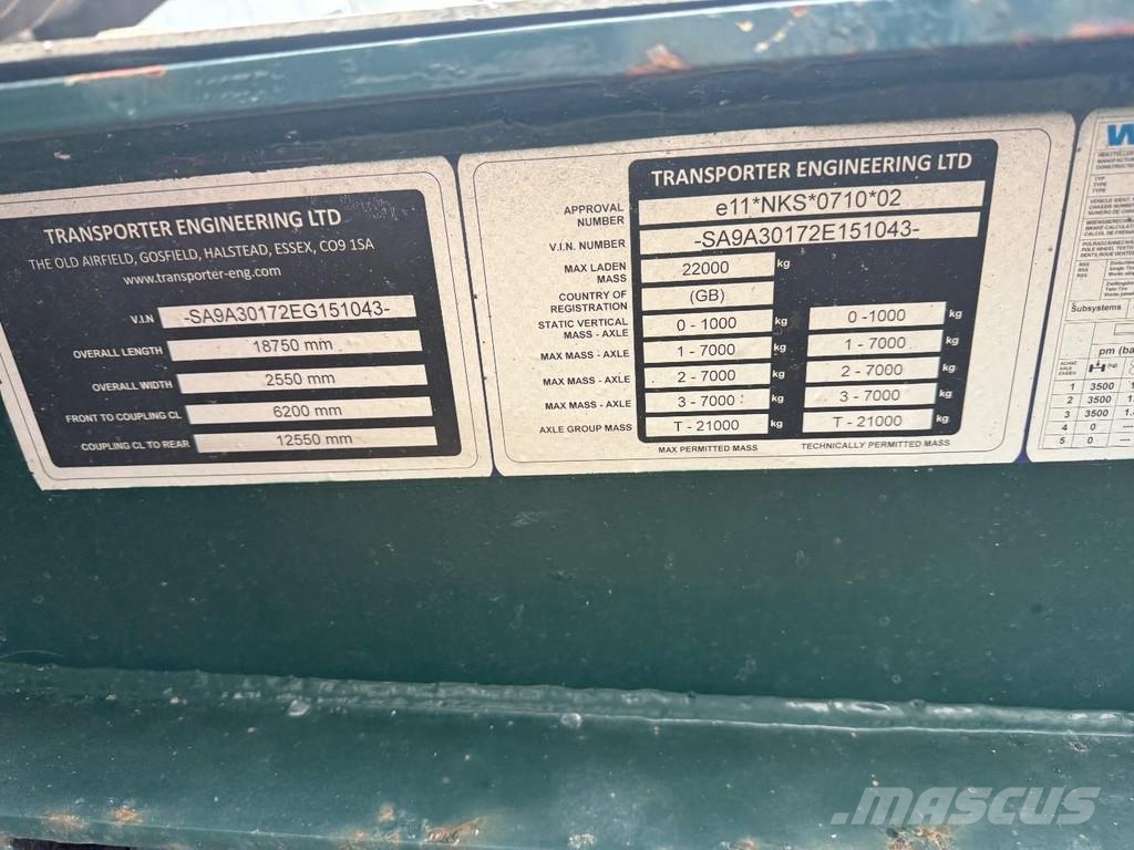 Scania P410 RHD 6X2 EURO 6 + HUNWICK 3 AXLE TRAILER Evakuatori