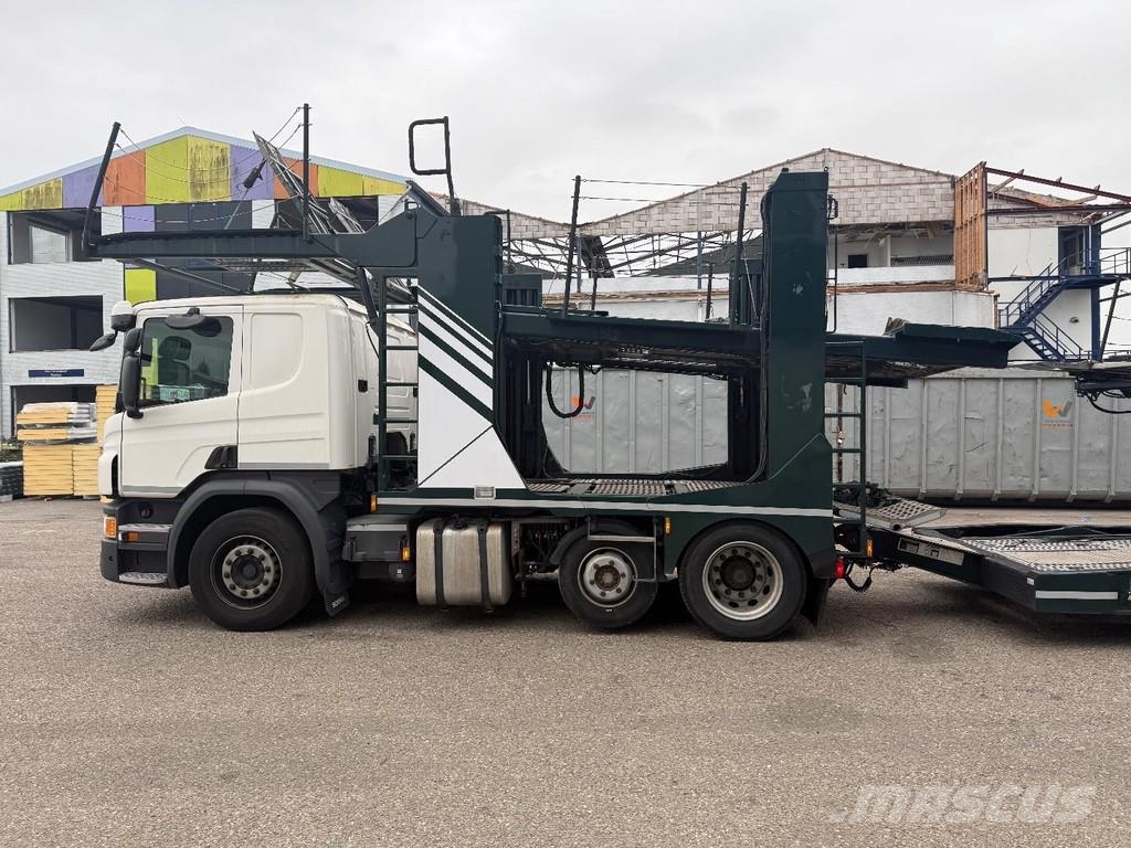 Scania P410 RHD 6X2 EURO 6 + HUNWICK 3 AXLE TRAILER Evakuatori