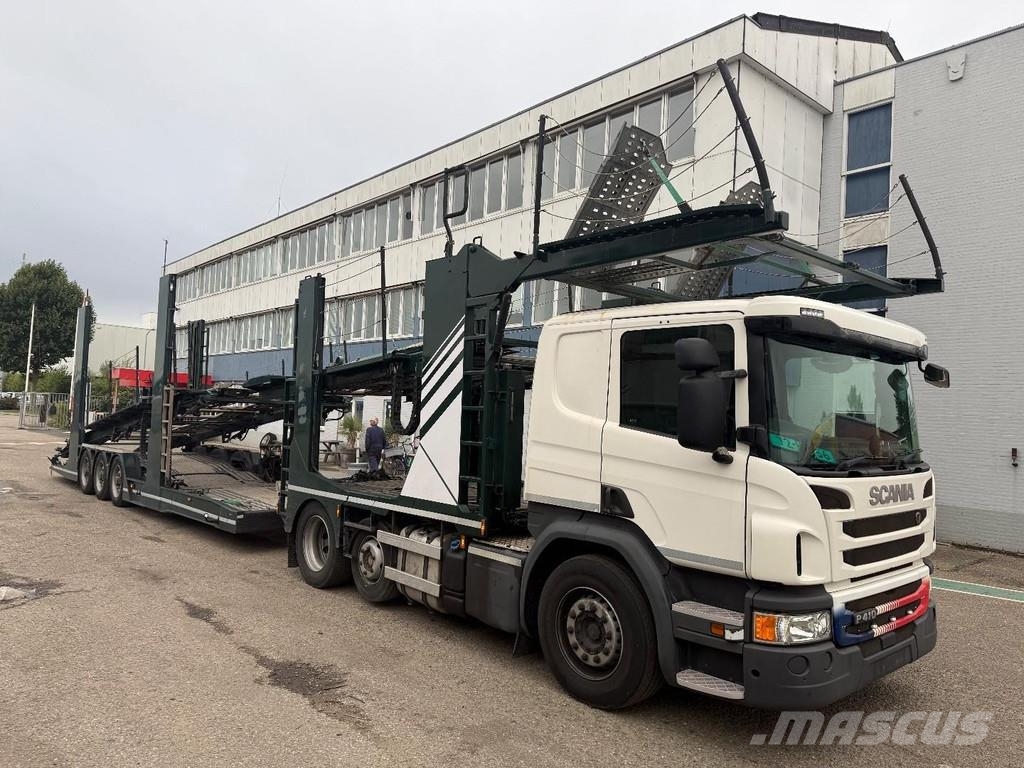 Scania P410 RHD 6X2 EURO 6 + HUNWICK 3 AXLE TRAILER Evakuatori