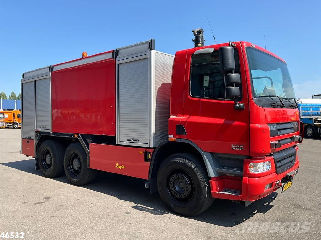 DAF FAT 75 CF 360 6x4 ZIEGLER Feuerwehr / schuimbluswa Camiones de bomberos