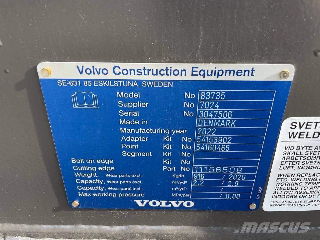 Volvo L 70 H Bucket With Teeth Bakken