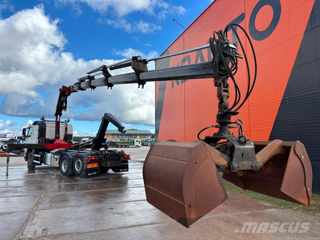 Volvo FM 450 6x2*4 HMF 2420 K5 / PALIFT L=4750 mm Smagās mašīnas ar celtni