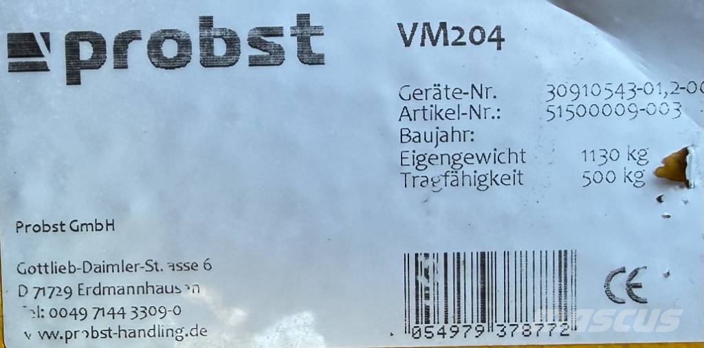 Probst VM204 معدات البناء - غير ذلك