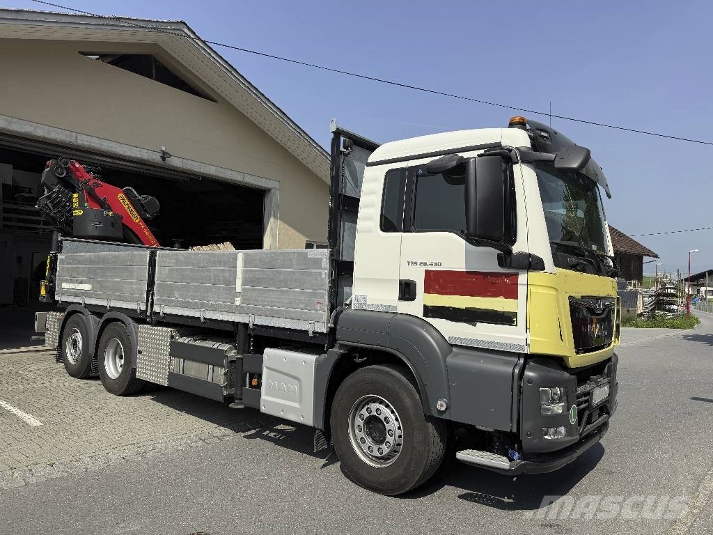 MAN TGS 26.430 Palfinger PK 34002SH-E Funk+Seilwinde Darus teherautók