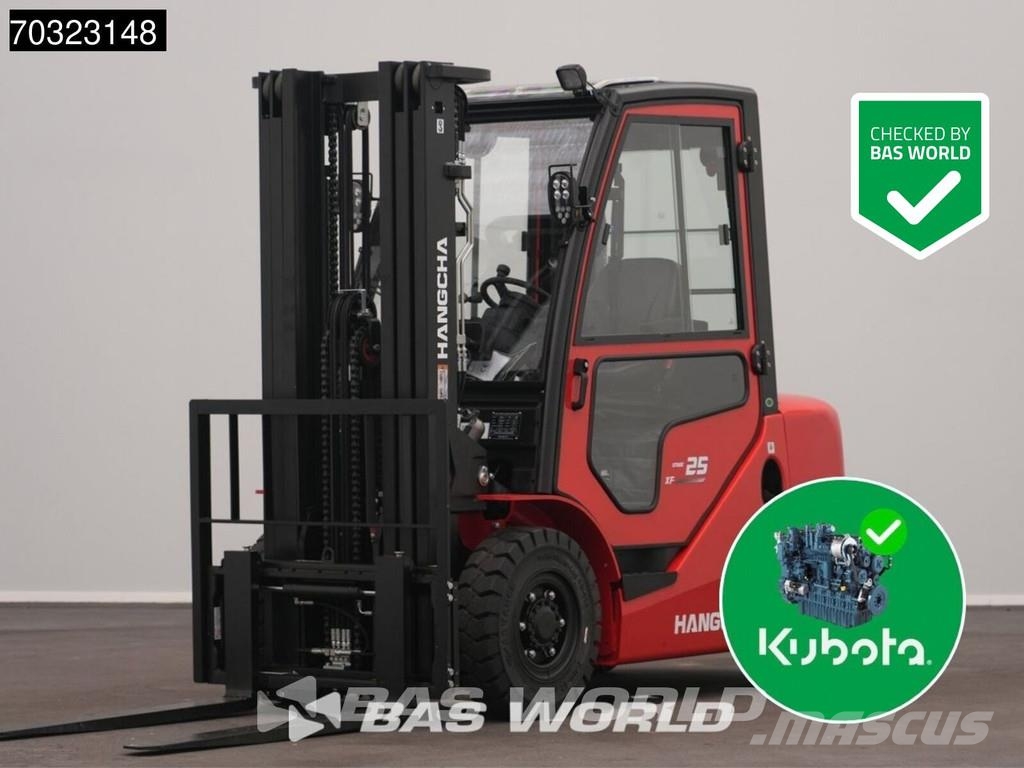 Hangcha CPCD25 FACTORY WARRANTY – KUBOTA ENGINE - CE Camiones diesel