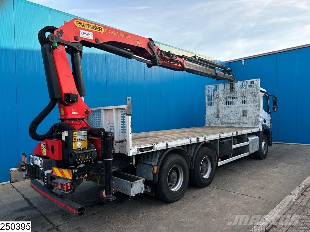 Mercedes-Benz Arocs 2636 EURO 6, Palfinger, Remote, 6x4, Steel s Kamioni sa otvorenim sandukom