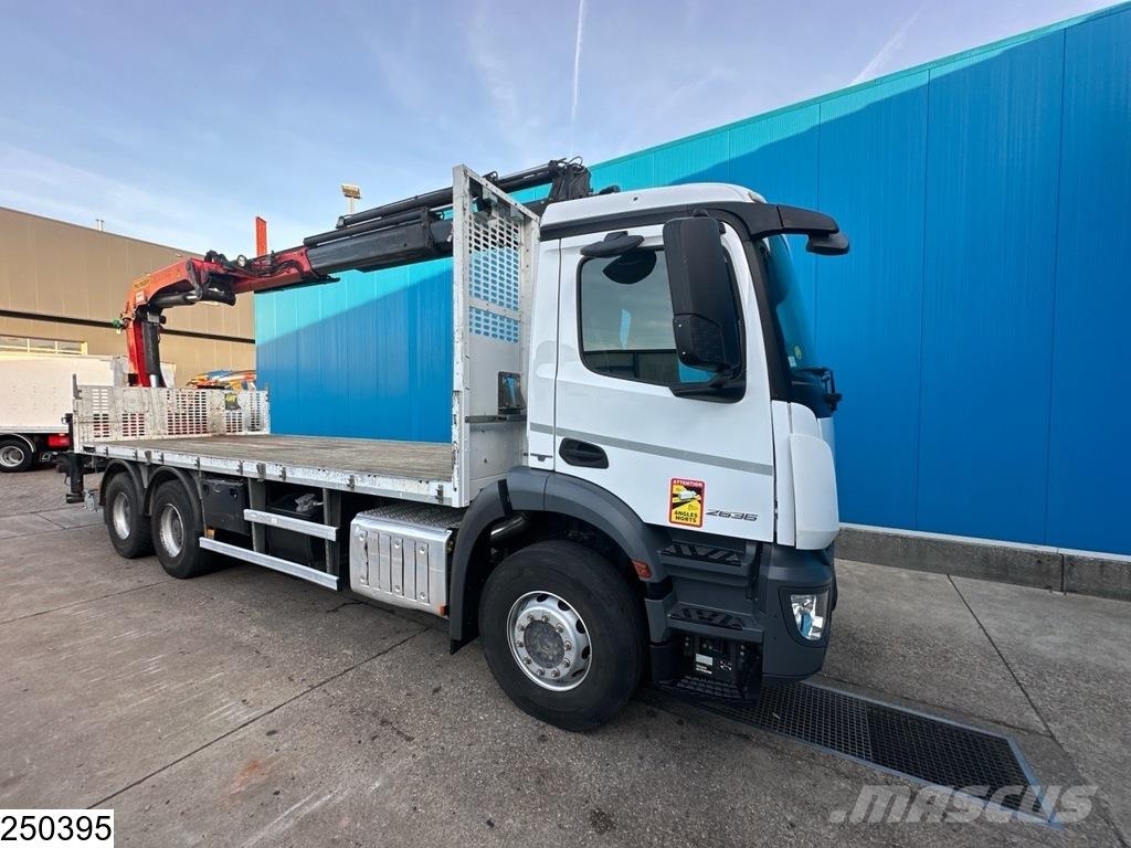 Mercedes-Benz Arocs 2636 EURO 6, Palfinger, Remote, 6x4, Steel s Kamioni sa otvorenim sandukom