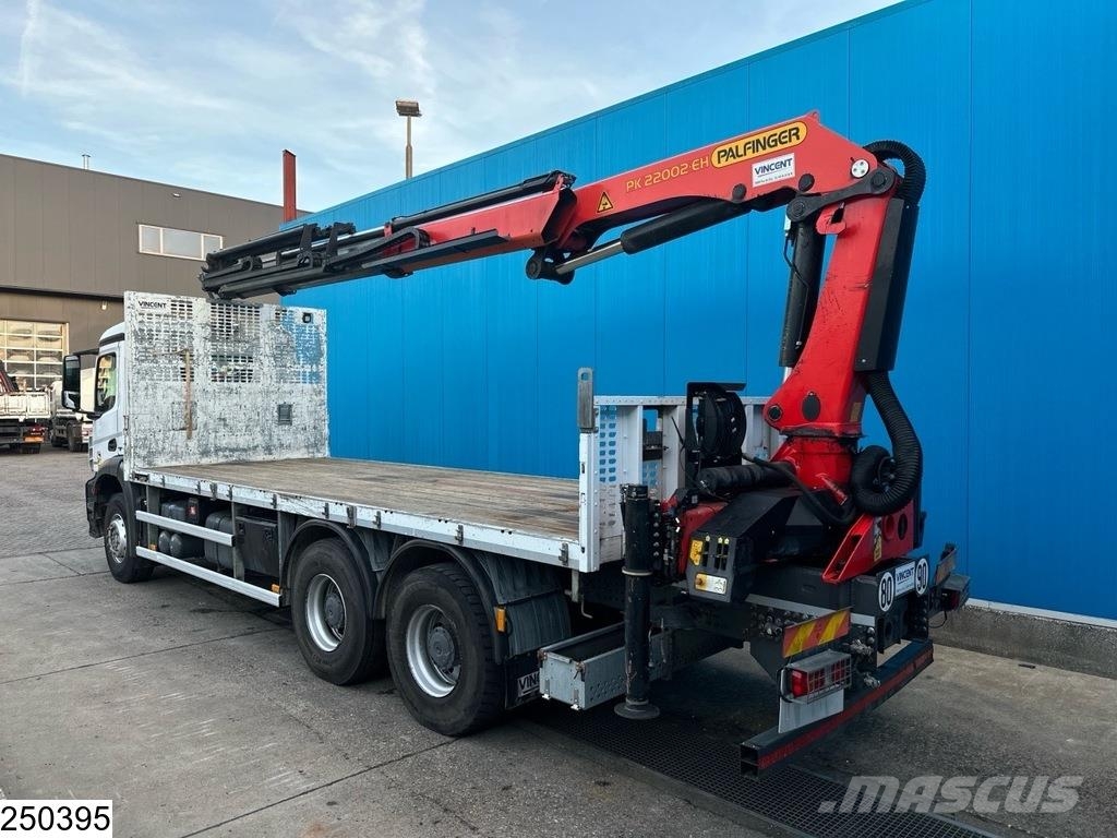 Mercedes-Benz Arocs 2636 EURO 6, Palfinger, Remote, 6x4, Steel s Kamioni sa otvorenim sandukom