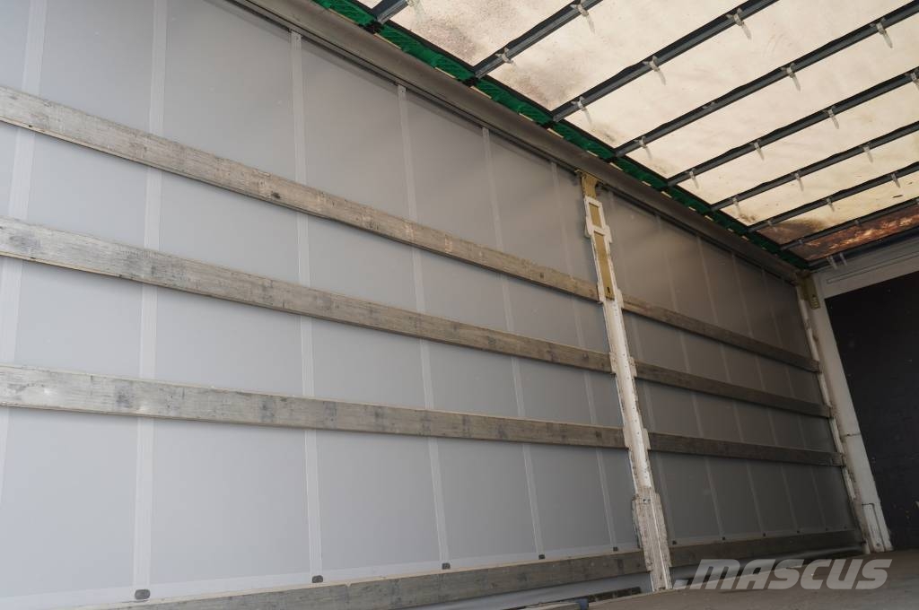 Mercedes-Benz Actros 2540 6×2 / 90 tho. km! / 18 EPAL curtainsid Pritsche & Plane