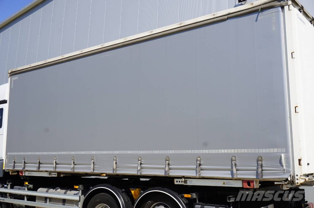 Mercedes-Benz Actros 2540 6×2 / 90 tho. km! / 18 EPAL curtainsid Pritsche & Plane