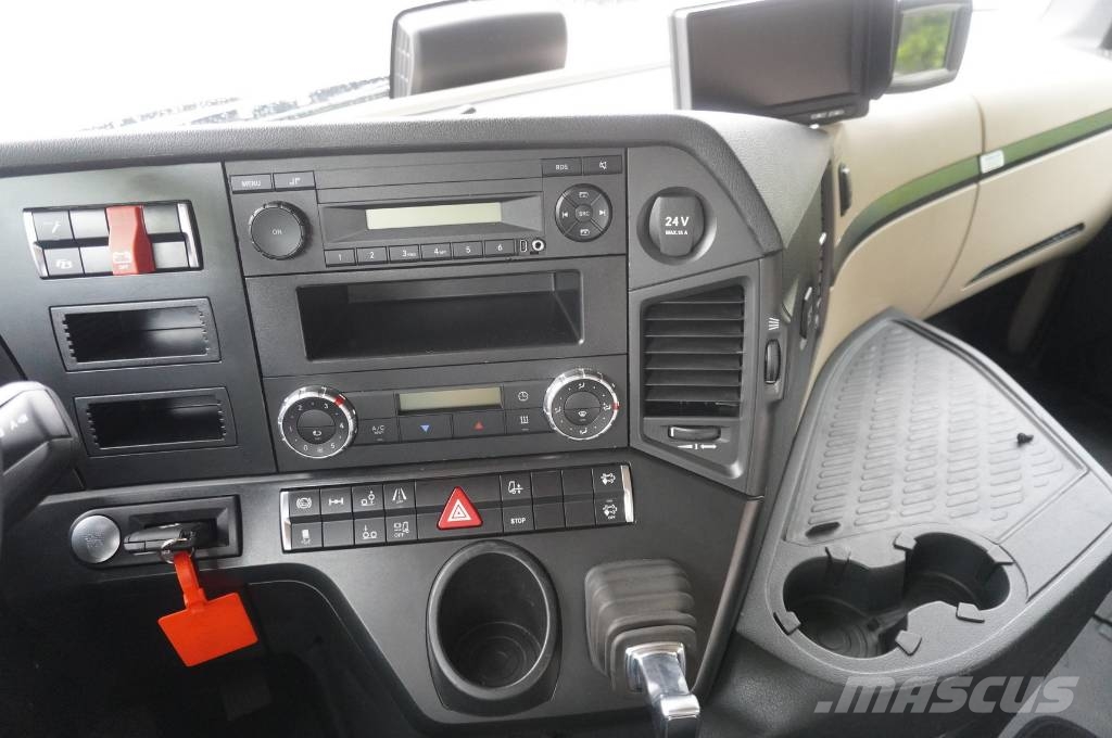 Mercedes-Benz Actros 2540 6×2 / 90 tho. km! / 18 EPAL curtainsid Pritsche & Plane