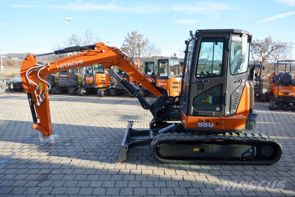 Hitachi ZX 55 U-6 Міні-екскаватори < 7т