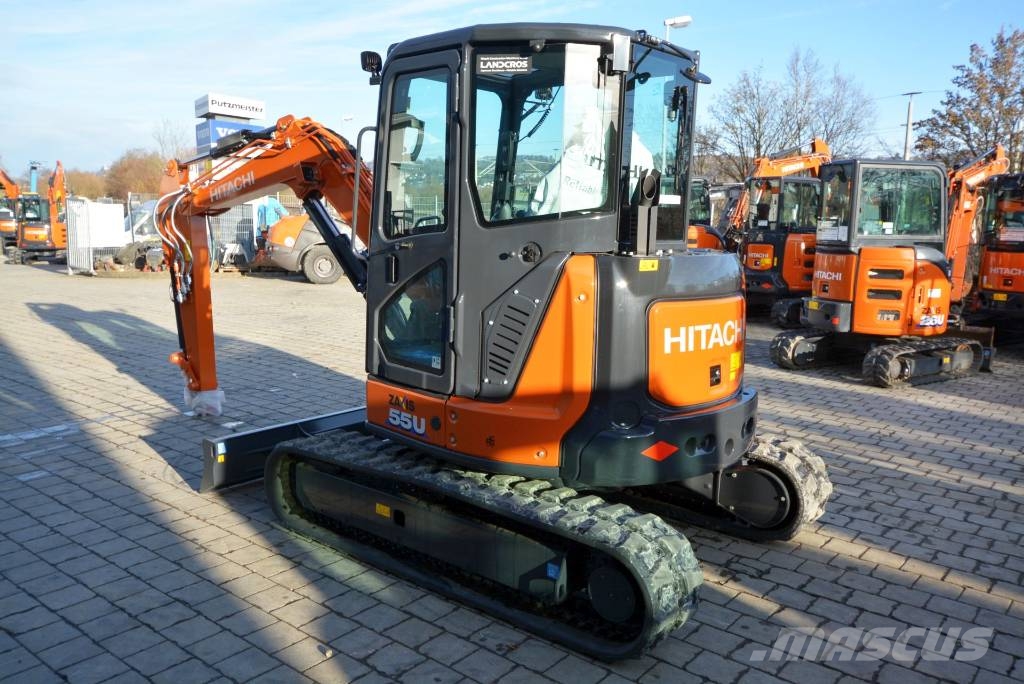 Hitachi ZX 55 U-6 Міні-екскаватори < 7т