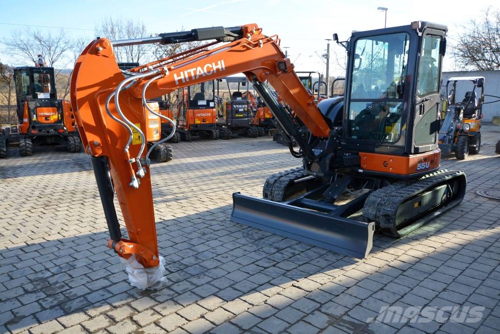 Hitachi ZX 55 U-6 Міні-екскаватори < 7т