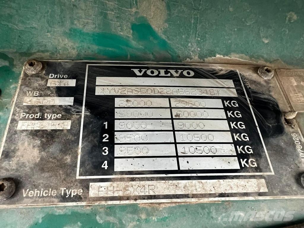 Volvo FH 520 6X4 EURO 5 + LOGLIFT F120ST96R - KIPPER Bañeras basculantes usadas