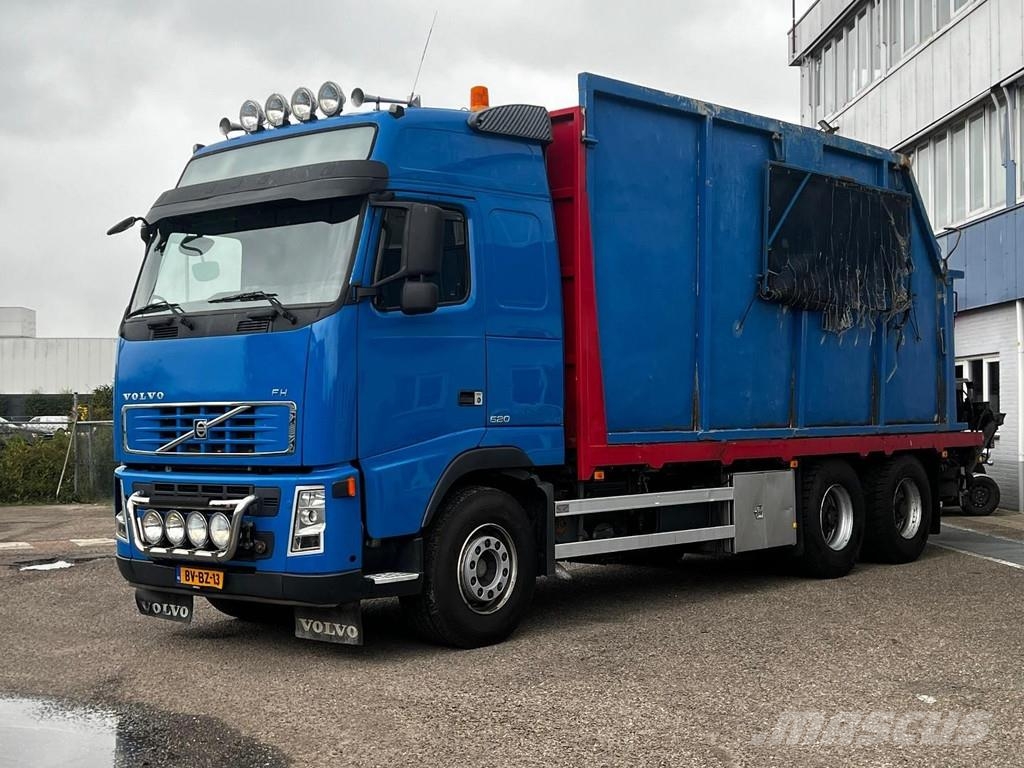 Volvo FH 520 6X4 EURO 5 + LOGLIFT F120ST96R - KIPPER Bañeras basculantes usadas