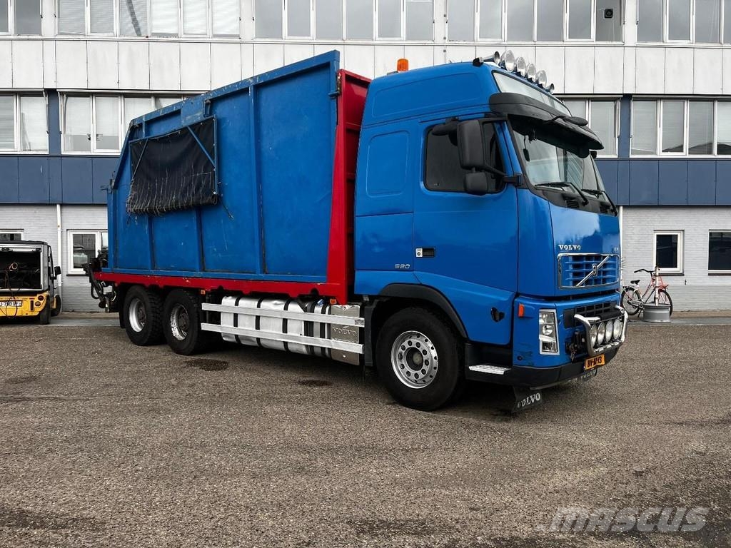 Volvo FH 520 6X4 EURO 5 + LOGLIFT F120ST96R - KIPPER Bañeras basculantes usadas