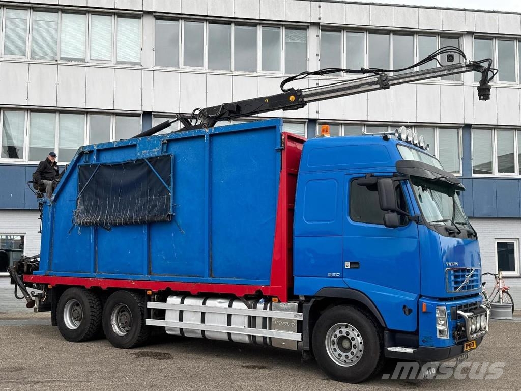 Volvo FH 520 6X4 EURO 5 + LOGLIFT F120ST96R - KIPPER Bañeras basculantes usadas
